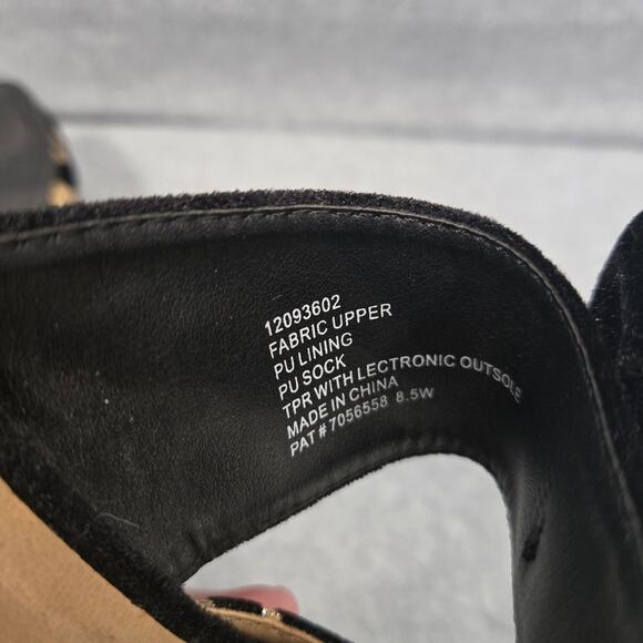 Torrid Bow Strap Glitter Leopard Cheetah Slip On Mules Size 8.5W - Picture 5 of 5